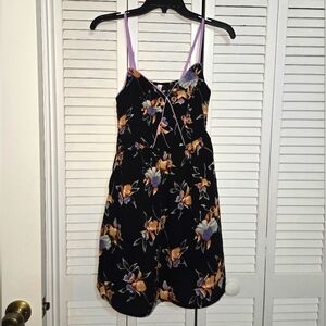 Xhilaration Women's S Floral Spaghetti Strap Dress